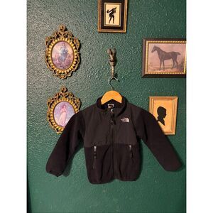 The North Face Boys Black Fleece Jacket Size 4T